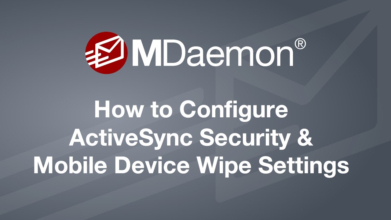 MDaemon ActiveSync Essentials Picture